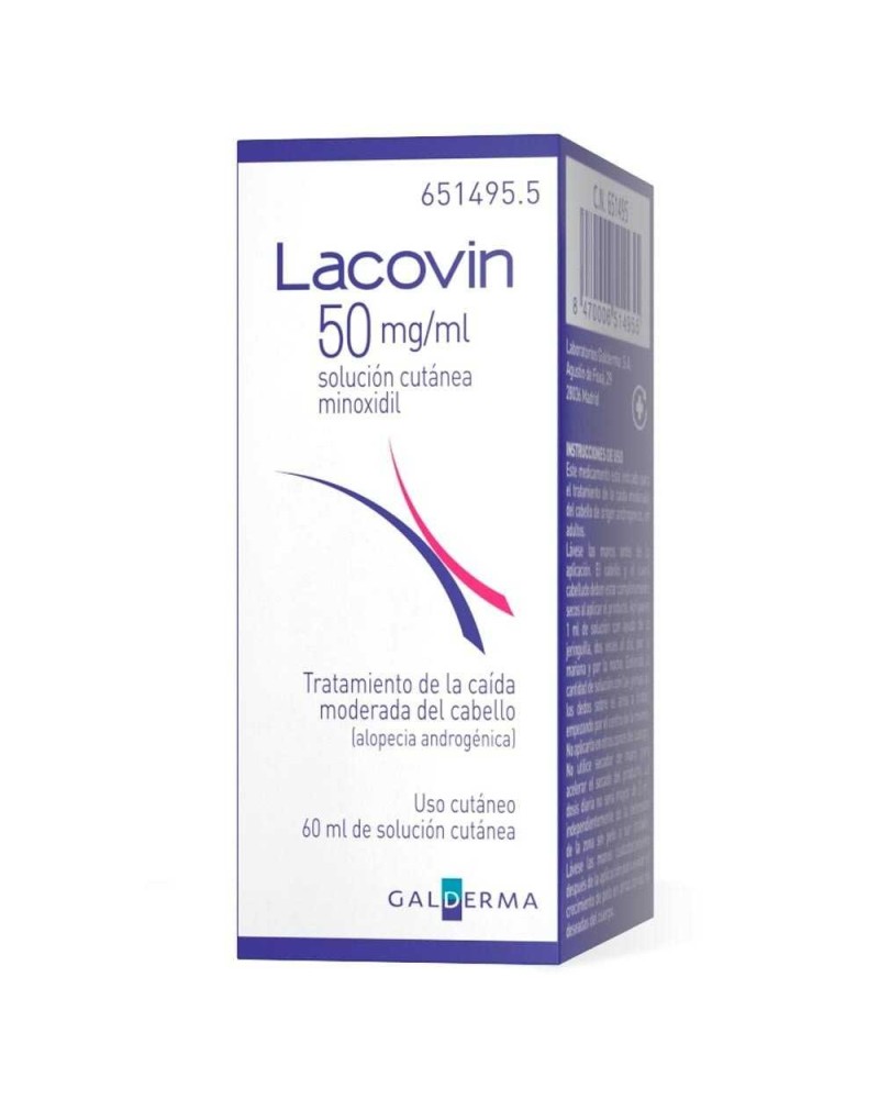 LACOVIN 5% 50 MG/ML SOLUCION CUTANEA 1 FRASCO 60 ML