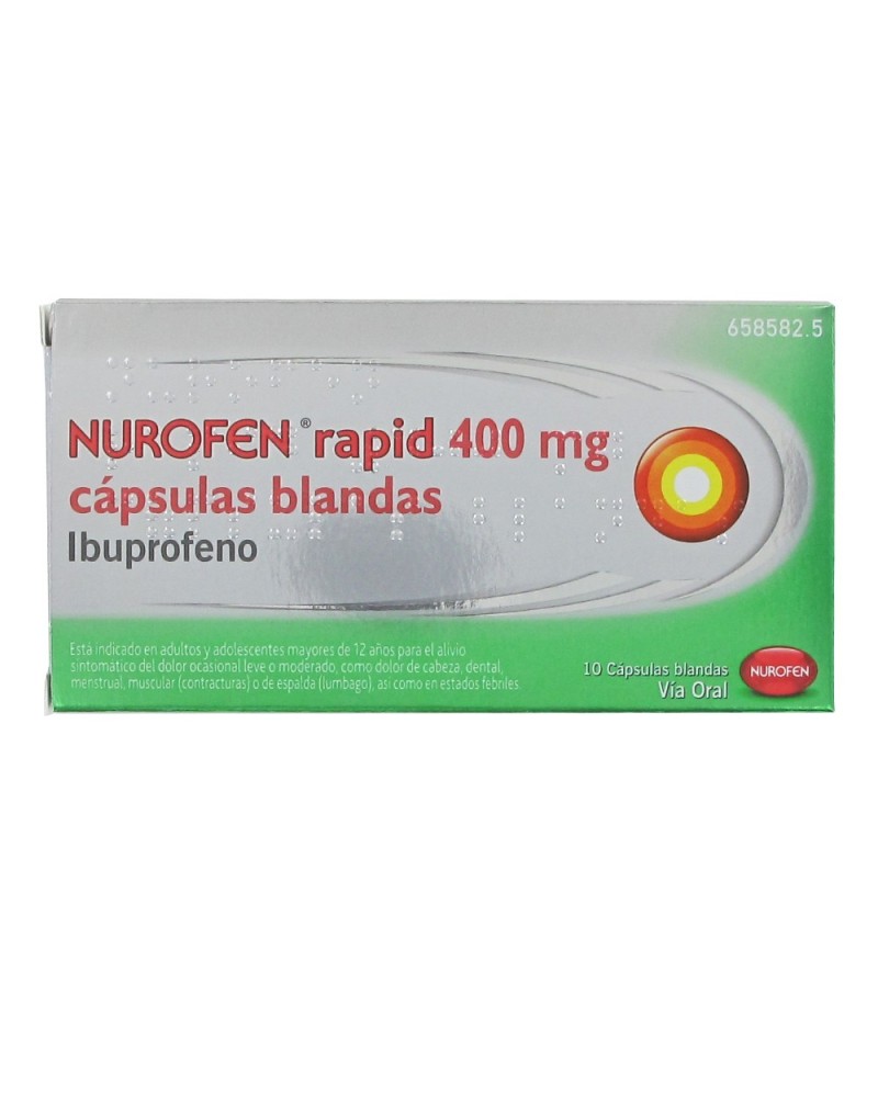 NUROFEN RAPID 400 MG 10 CAPS BLANDAS